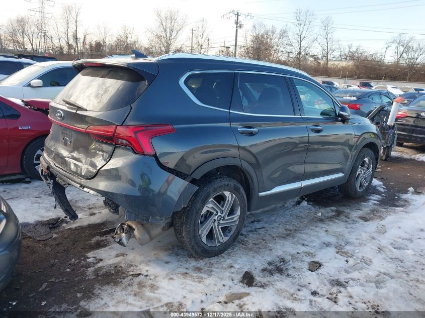 2022 Hyundai Santa Fe Sel VIN: 5NMS3DAJ6NH481300 Lot: 43949572