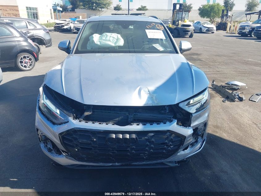 2025 Audi Q5 Premium 45 Tfsi S Line Quattro VIN: WA1GAAFY2S2039124 Lot: 43949579