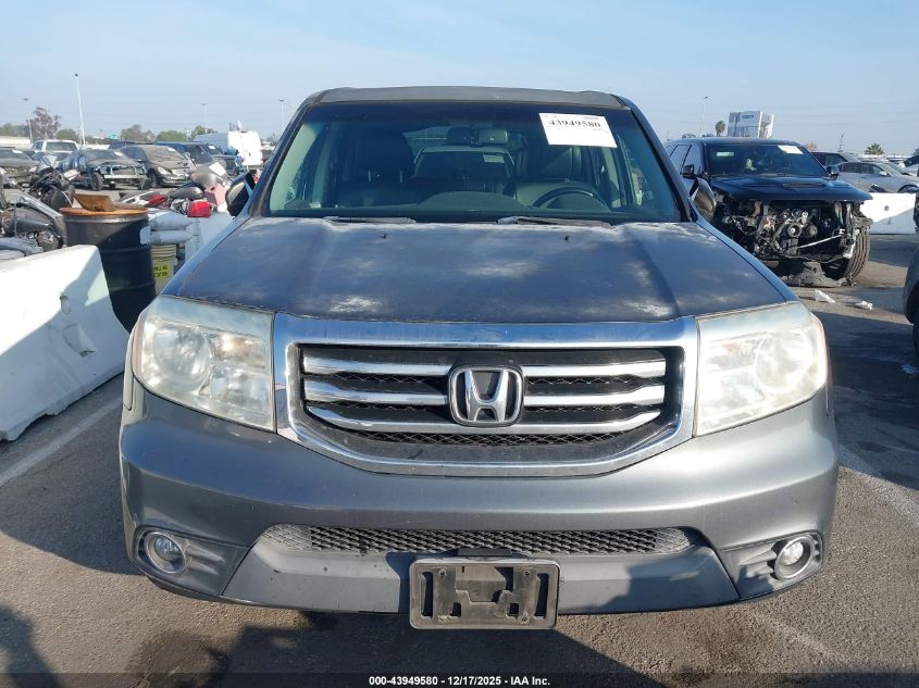 2012 Honda Pilot Ex-L VIN: 5FNYF3H56CB041550 Lot: 43949580