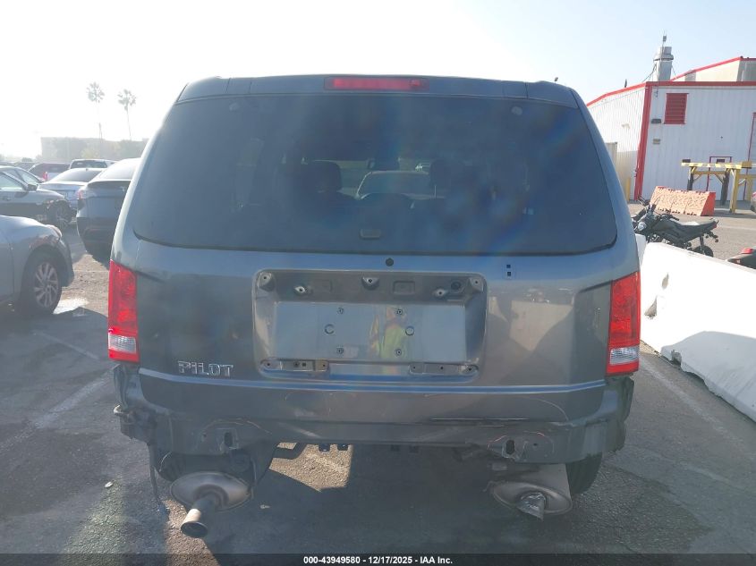 2012 Honda Pilot Ex-L VIN: 5FNYF3H56CB041550 Lot: 43949580