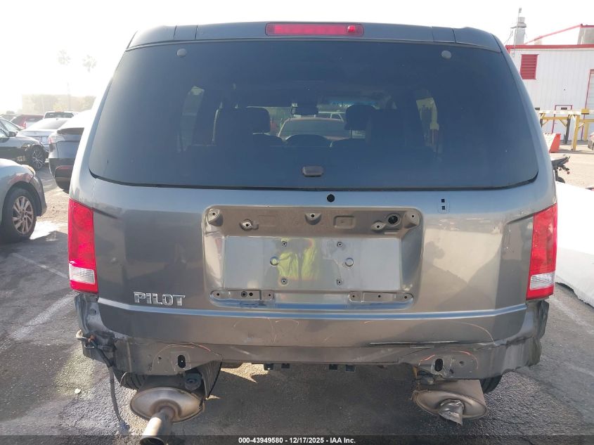 2012 Honda Pilot Ex-L VIN: 5FNYF3H56CB041550 Lot: 43949580