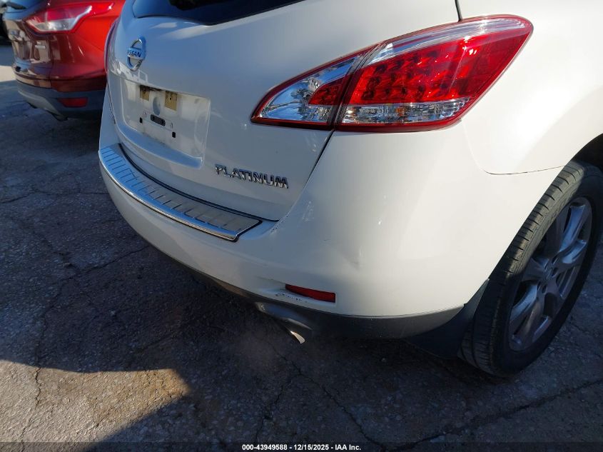 2013 Nissan Murano Le VIN: JN8AZ1MU0DW213129 Lot: 43949588