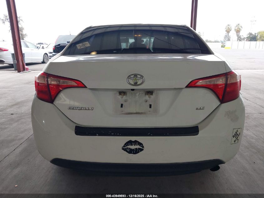 2017 Toyota Corolla Le VIN: 5YFBURHE6HP570684 Lot: 43949593