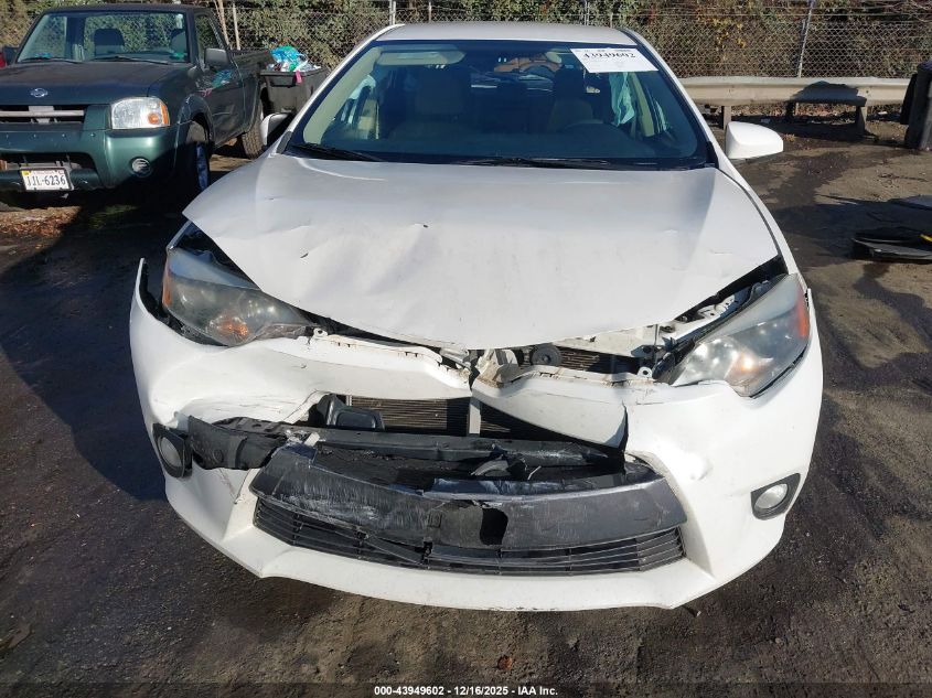 2015 Toyota Corolla Le Eco Plus VIN: 5YFBPRHE9FP327181 Lot: 43949602