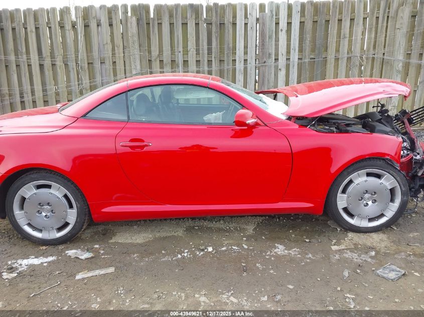 2002 Lexus Sc 430 VIN: JTHFN48YX20017872 Lot: 43949621