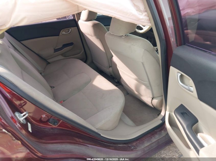 2012 Honda Civic Lx VIN: 19XFB2F52CE347814 Lot: 43949628