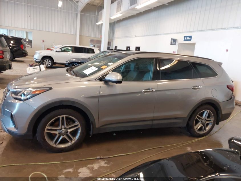 2017 Hyundai Santa Fe Se Ultimate VIN: KM8SRDHF9HU254353 Lot: 43949645