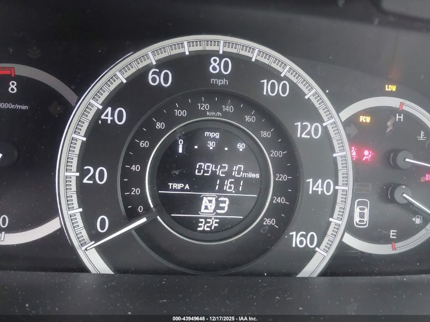 2013 Honda Accord Ex-L V-6 VIN: 1HGCR3F87DA038862 Lot: 43949646