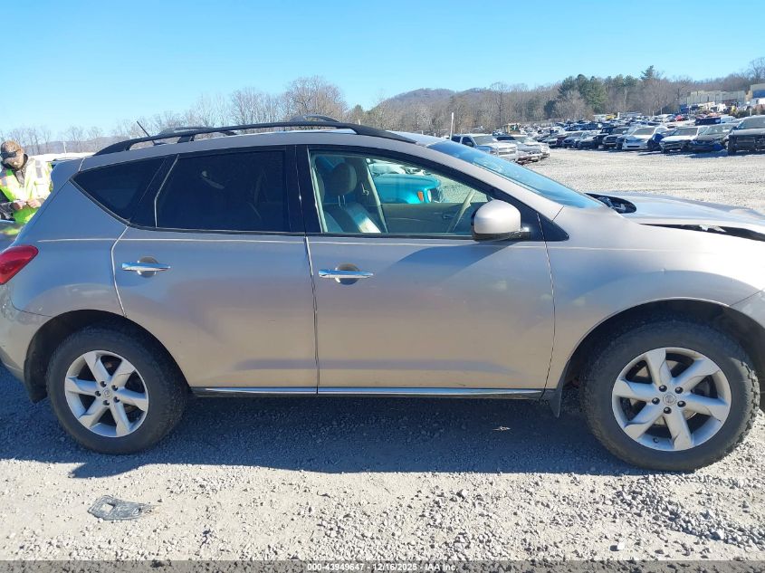 2009 Nissan Murano Sl VIN: JN8AZ18W89W120197 Lot: 43949647