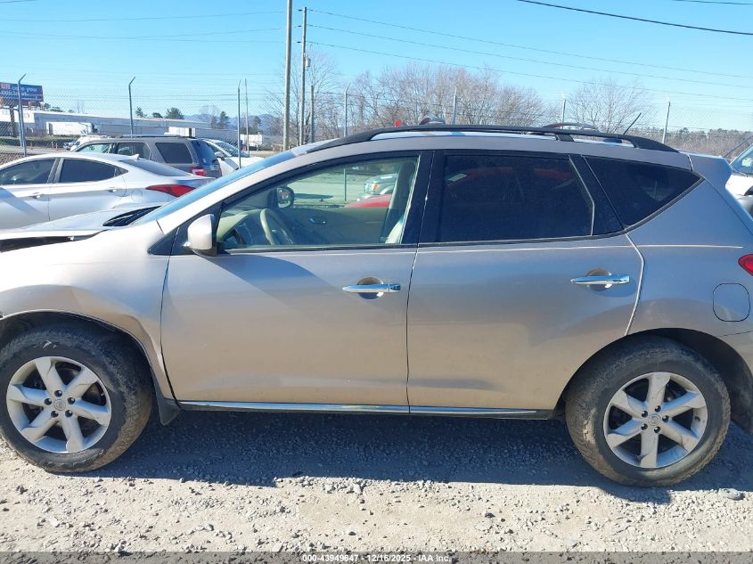 2009 Nissan Murano Sl VIN: JN8AZ18W89W120197 Lot: 43949647