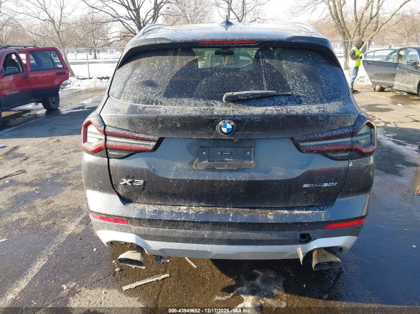 2024 BMW X3 Sdrive30I VIN: WBX47DP00RN255213 Lot: 43949652
