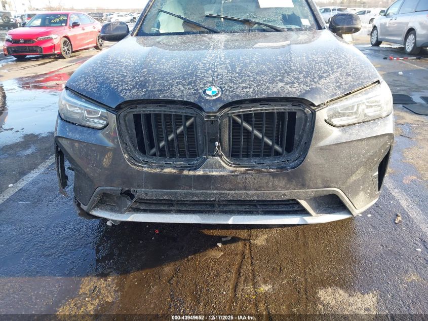 2024 BMW X3 Sdrive30I VIN: WBX47DP00RN255213 Lot: 43949652