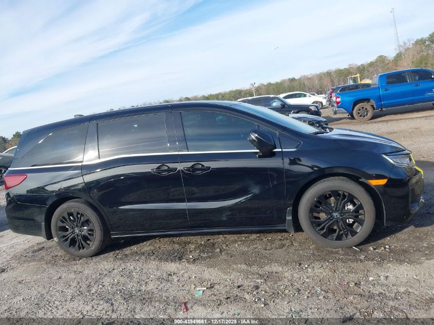 2025 Honda Odyssey Sport-L VIN: 5FNRL6H73SB017415 Lot: 43949661
