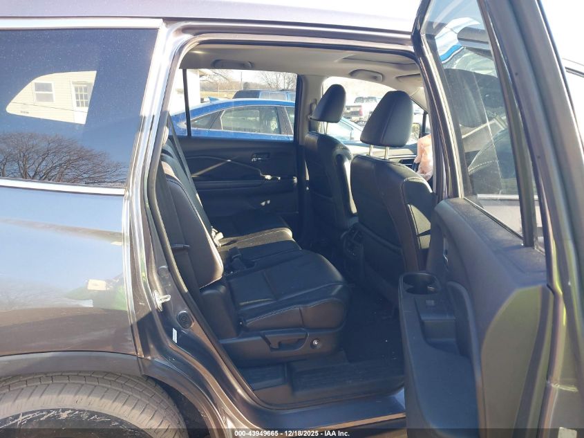 2016 Honda Pilot Ex-L VIN: 5FNYF5H57GB007893 Lot: 43949665