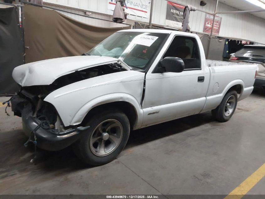 2002 Chevrolet S-10 VIN: 1GCCS145628118805 Lot: 43949670