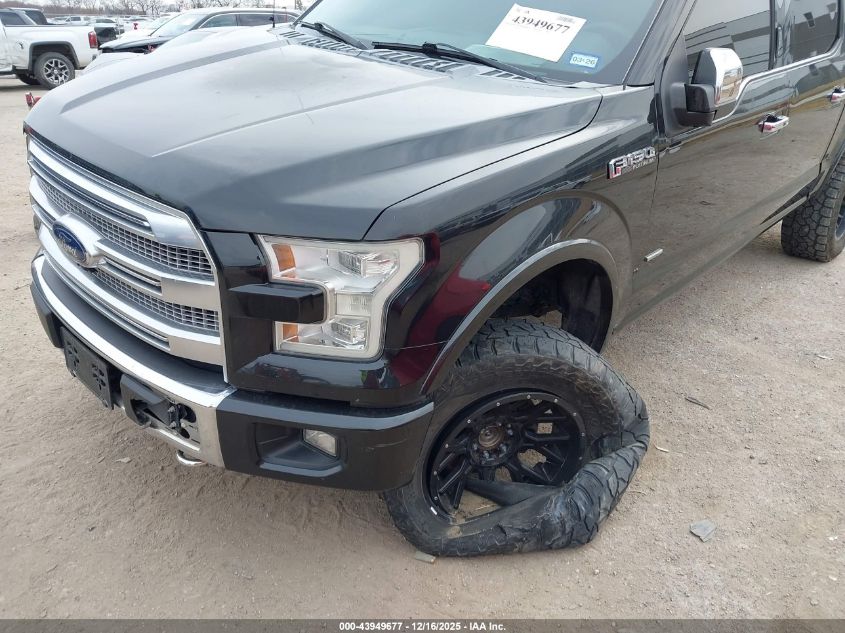 2015 Ford F-150 Platinum VIN: 1FTEW1EG3FFC76548 Lot: 43949677