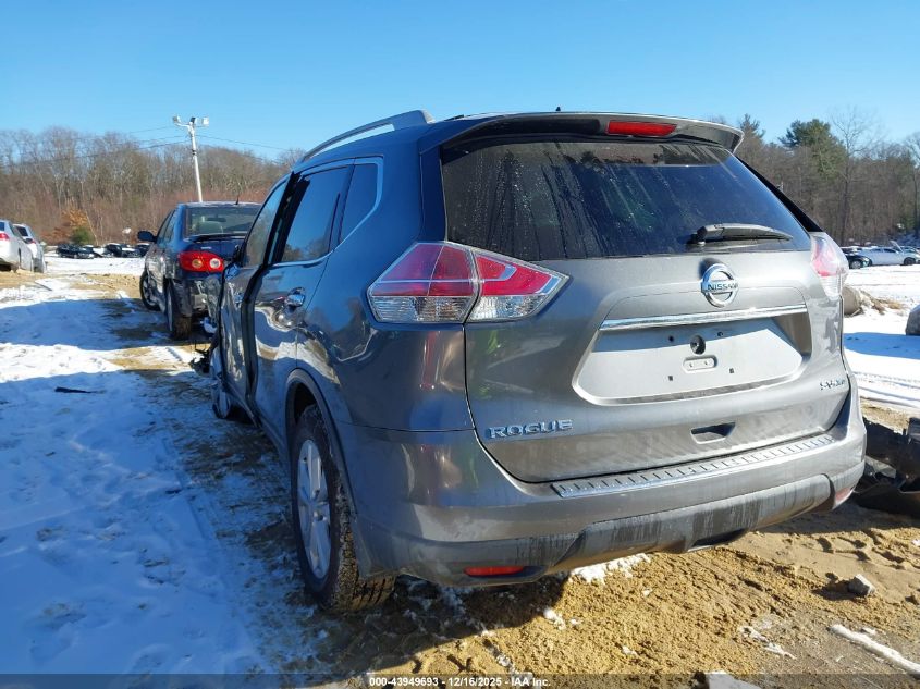 2015 Nissan Rogue Sv VIN: 5N1AT2MV1FC920736 Lot: 43949693