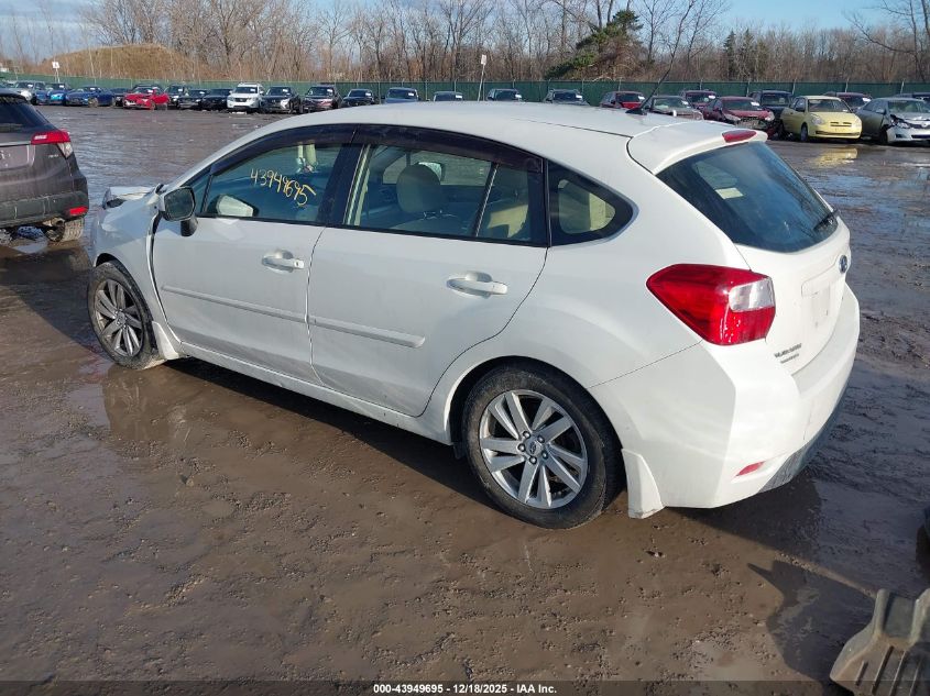 2016 Subaru Impreza 2.0I Premium VIN: JF1GPAB6XGH234276 Lot: 43949695