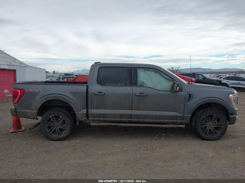 2022 Ford F150 Supercrew VIN: 1FTFW1E86NKD77862 Lot: 43949709