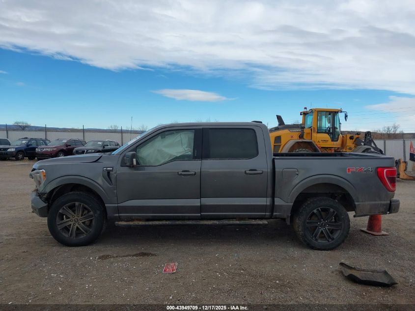 2022 Ford F150 Supercrew VIN: 1FTFW1E86NKD77862 Lot: 43949709