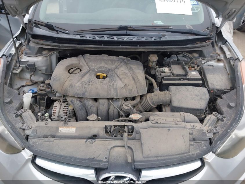 2012 Hyundai Elantra Gls VIN: 5NPDH4AE7CH124074 Lot: 43949719