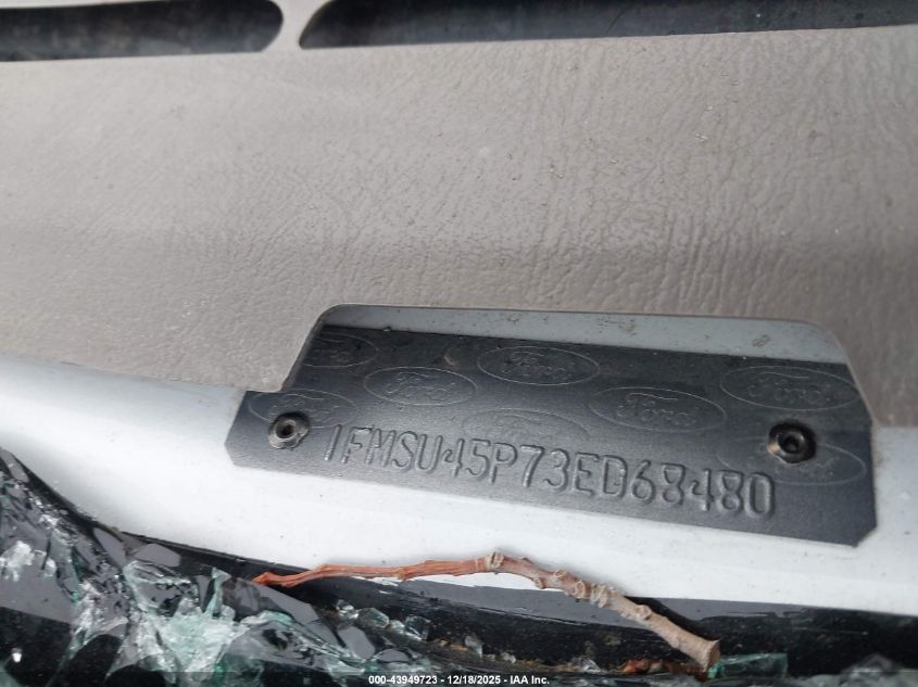 2003 Ford Excursion Eddie Bauer VIN: 1FMSU45P73ED68480 Lot: 43949723