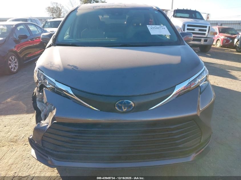 2021 Toyota Sienna Le VIN: 5TDKRKEC7MS046389 Lot: 43949734