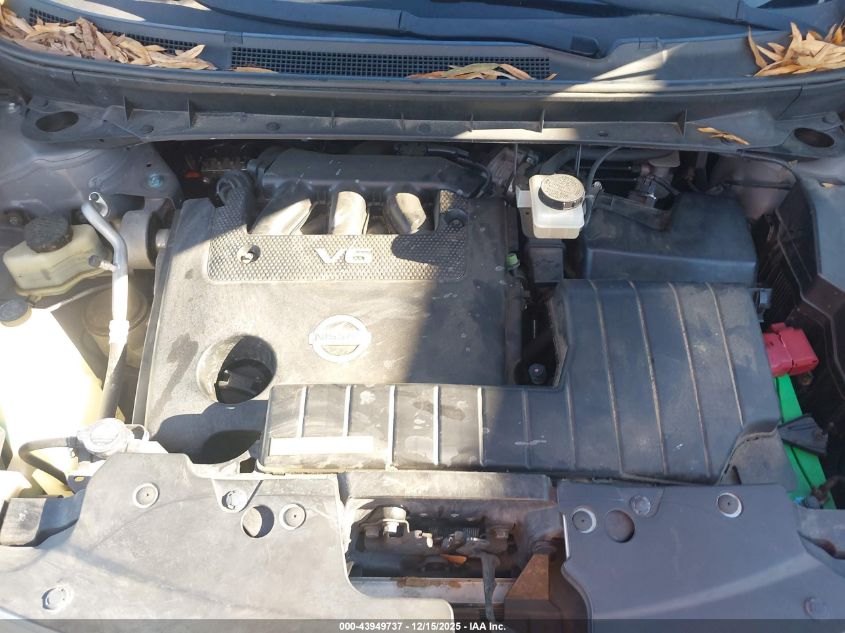 2010 Nissan Murano Sl VIN: JN8AZ1MU4AW011261 Lot: 43949737