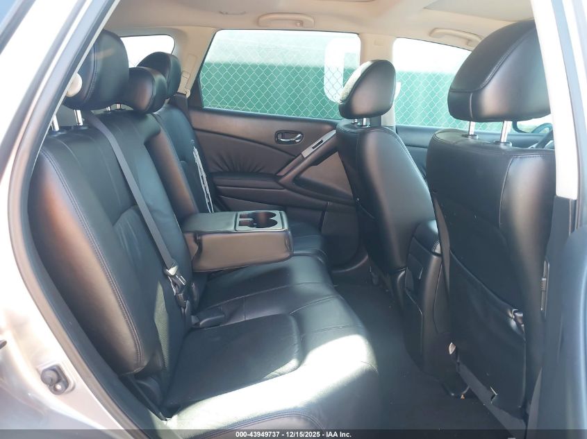 2010 Nissan Murano Sl VIN: JN8AZ1MU4AW011261 Lot: 43949737