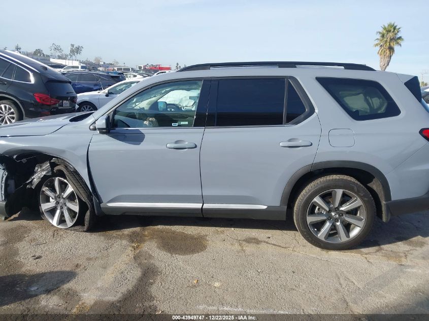 2025 Honda Pilot Elite VIN: 5FNYG1H88SB139862 Lot: 43949747