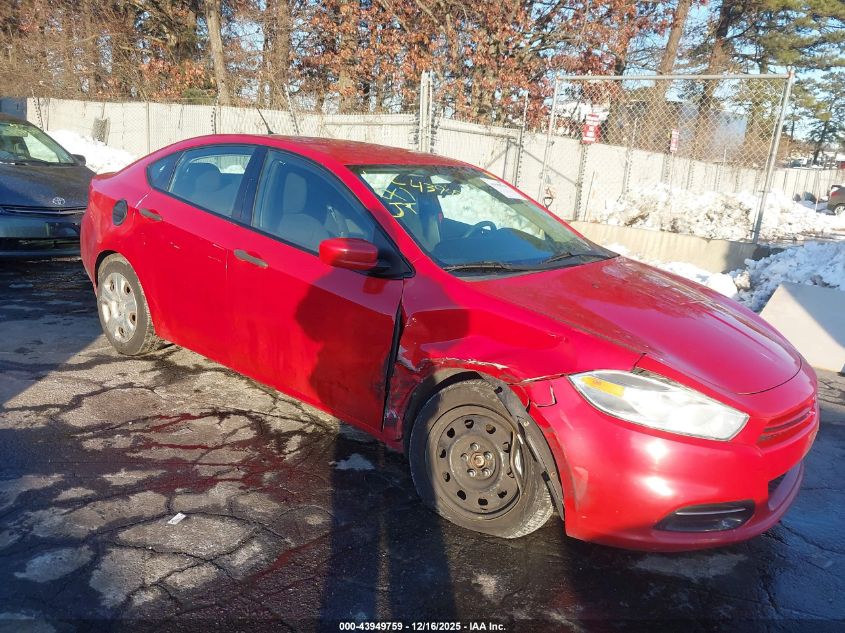 2013 Dodge Dart Se VIN: 1C3CDFAA0DD105376 Lot: 43949759