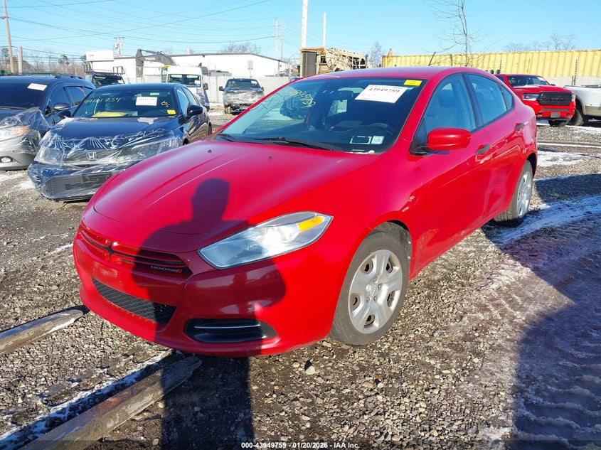 Vin: 1c3cdfaa0dd105376, lot: 44445402, dodge dart se 20132