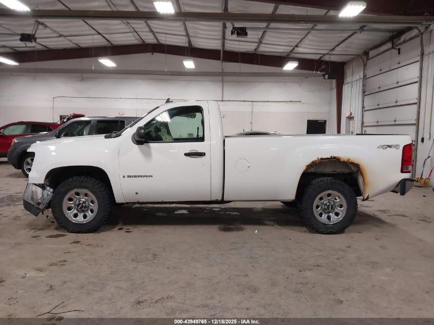 2007 GMC Sierra 1500 Work Truck VIN: 1GTEK14C87Z600314 Lot: 43949765
