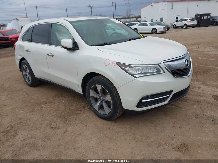 2016 Acura Mdx Acurawatch Plus Package