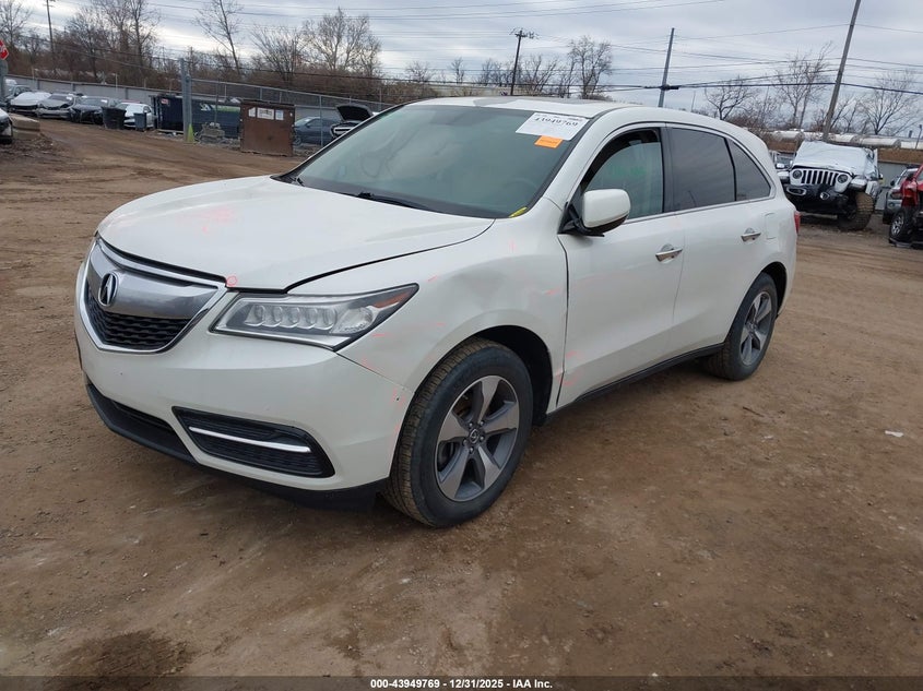 2016 Acura Mdx Acurawatch Plus Package