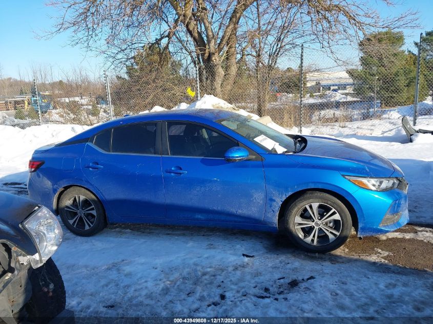 2021 Nissan Sentra Sv Xtronic Cvt VIN: 3N1AB8CV2MY284119 Lot: 43949808