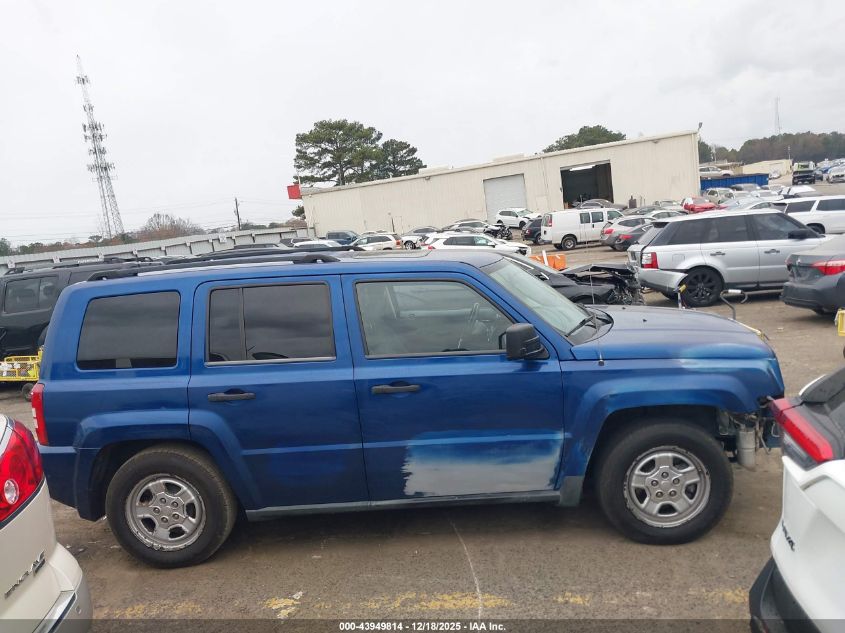 2009 Jeep Patriot Sport VIN: 1J4FT28AX9D114002 Lot: 43949814