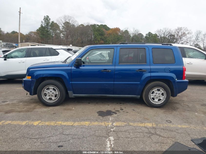 2009 Jeep Patriot Sport VIN: 1J4FT28AX9D114002 Lot: 43949814