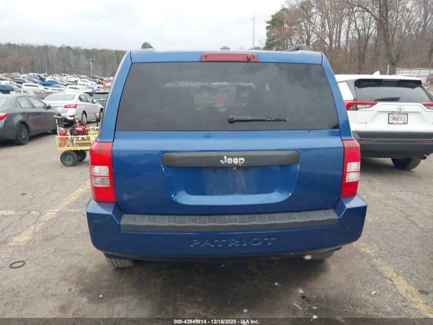 2009 Jeep Patriot Sport VIN: 1J4FT28AX9D114002 Lot: 43949814