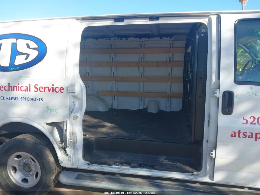 2020 Chevrolet Express Cargo Rwd 2500 Regular Wheelbase Wt VIN: 1GCWGAFG5L1230681 Lot: 43949819