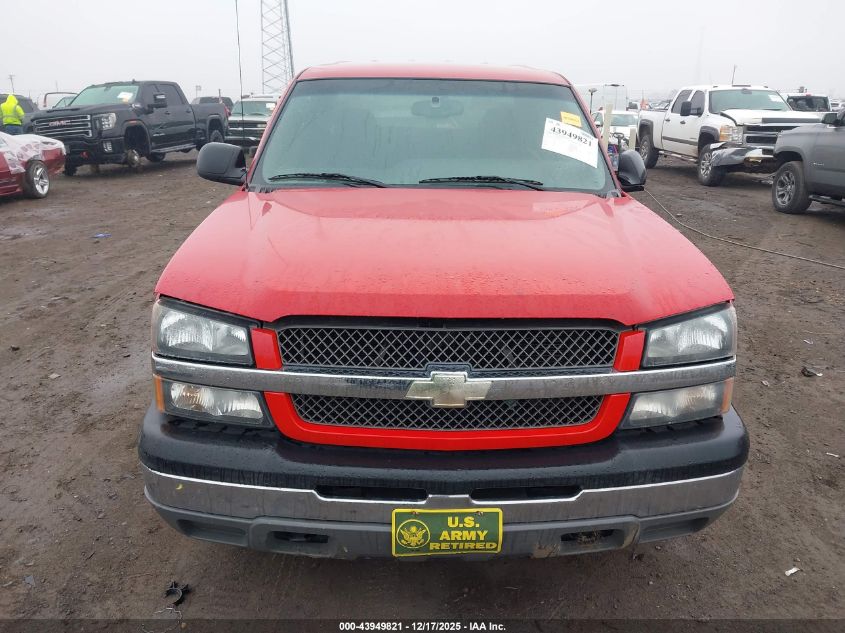 2005 Chevrolet Silverado 1500 Ls VIN: 2GCEC13T251393472 Lot: 43949821