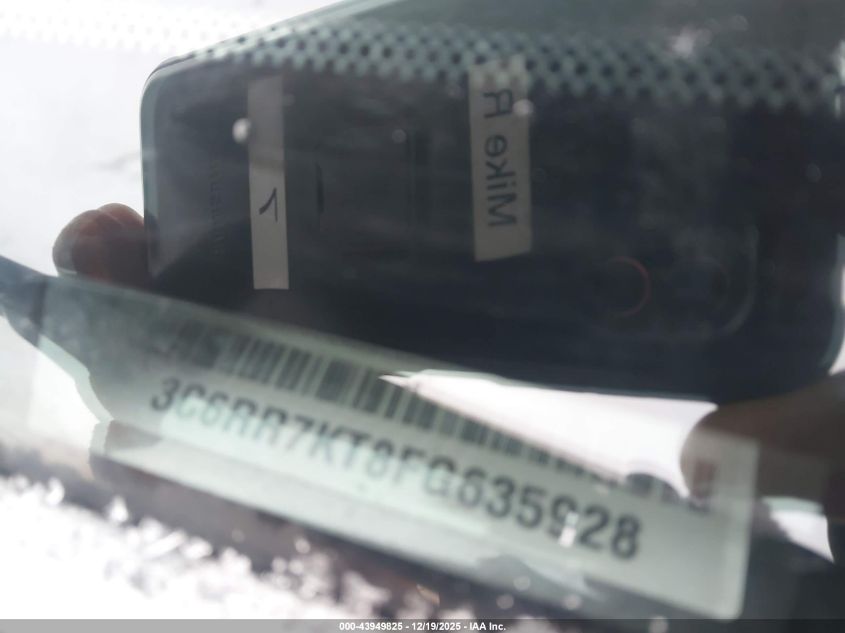 2015 Ram 1500 Tradesman VIN: 3C6RR7KT8FG635928 Lot: 43949825