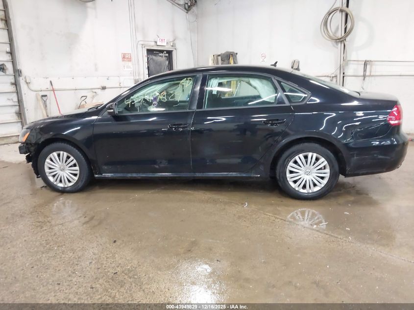 2015 Volkswagen Passat 1.8T S VIN: 1VWAT7A36FC012896 Lot: 43949829