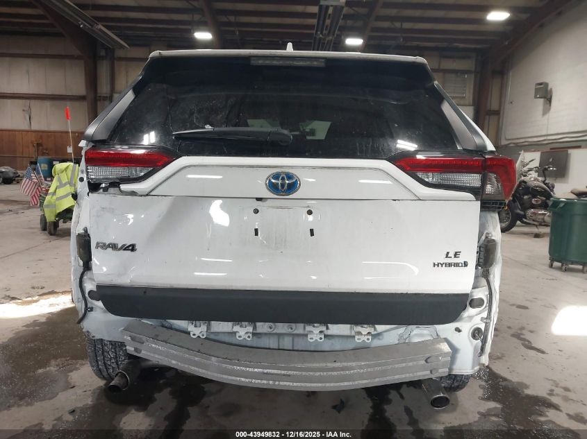 2021 Toyota Rav4 Hybrid Le VIN: 4T3M6RFV5MU018390 Lot: 43949832