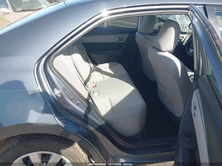 2015 Toyota Corolla Le VIN: 2T1BURHE3FC427656 Lot: 43949835