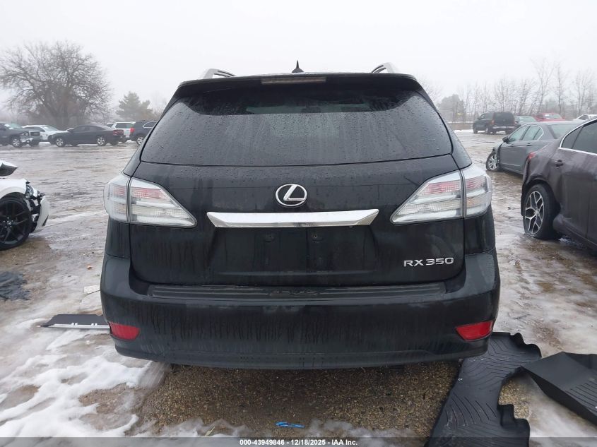 2012 Lexus Rx 350 VIN: 2T2BK1BA2CC147893 Lot: 43949846