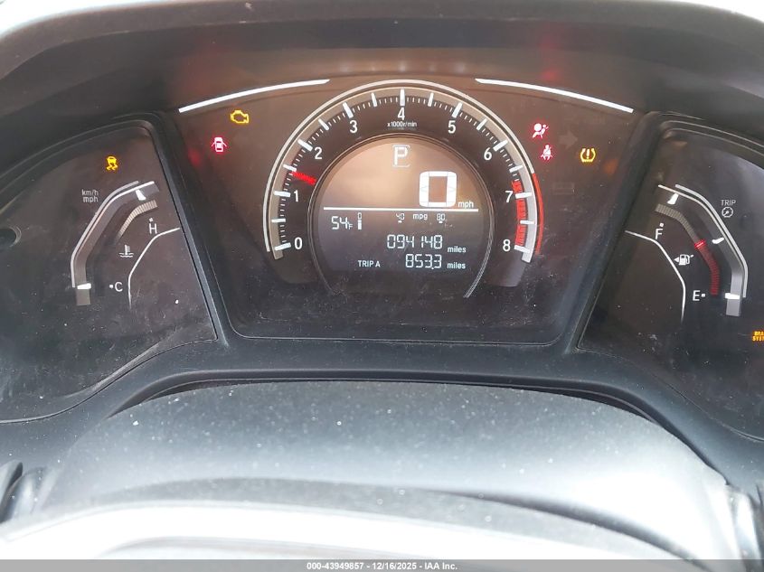 2017 Honda Civic Lx VIN: 2HGFC4B52HH308636 Lot: 43949857