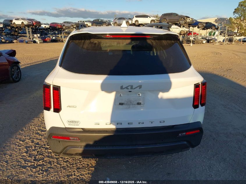 2022 Kia Sorento X-Line S VIN: 5XYRLDLC3NG143859 Lot: 43949858