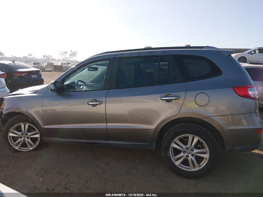 2012 Hyundai Santa Fe Limited V6 VIN: 5XYZK4AG1CG169009 Lot: 43949874