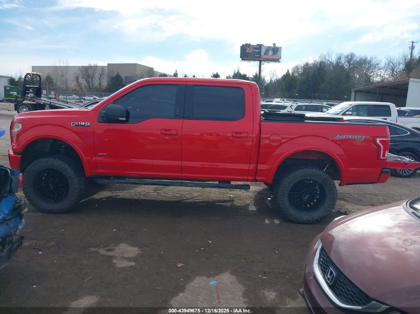 2016 Ford F-150 Xlt VIN: 1FTEW1EP6GFC83320 Lot: 43949875